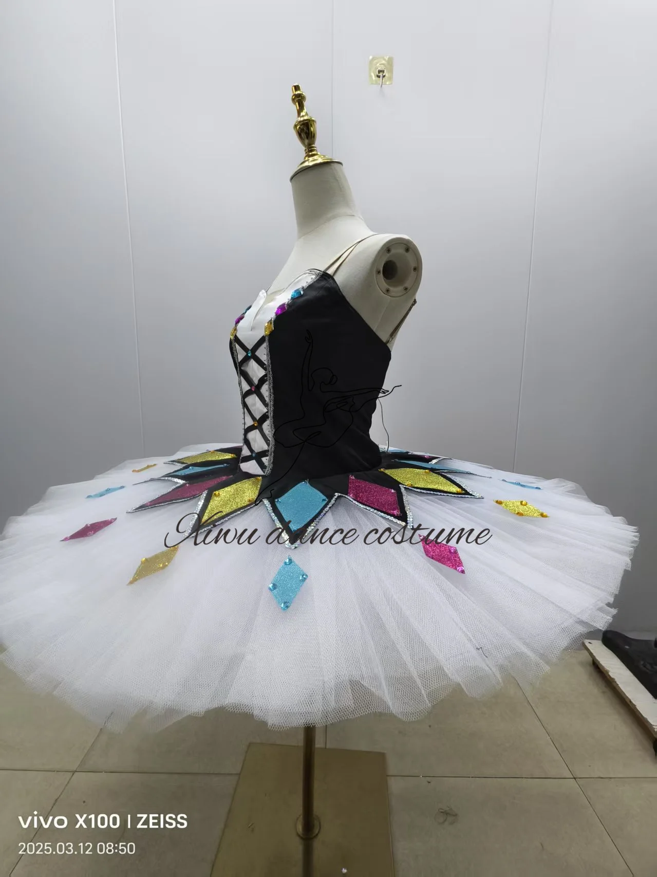 Tutú профессиональная воздушная интеллектуальная настройка для взрослых и niños, falda de tutú de rendimiento de Pachita, La Bella Durmiente