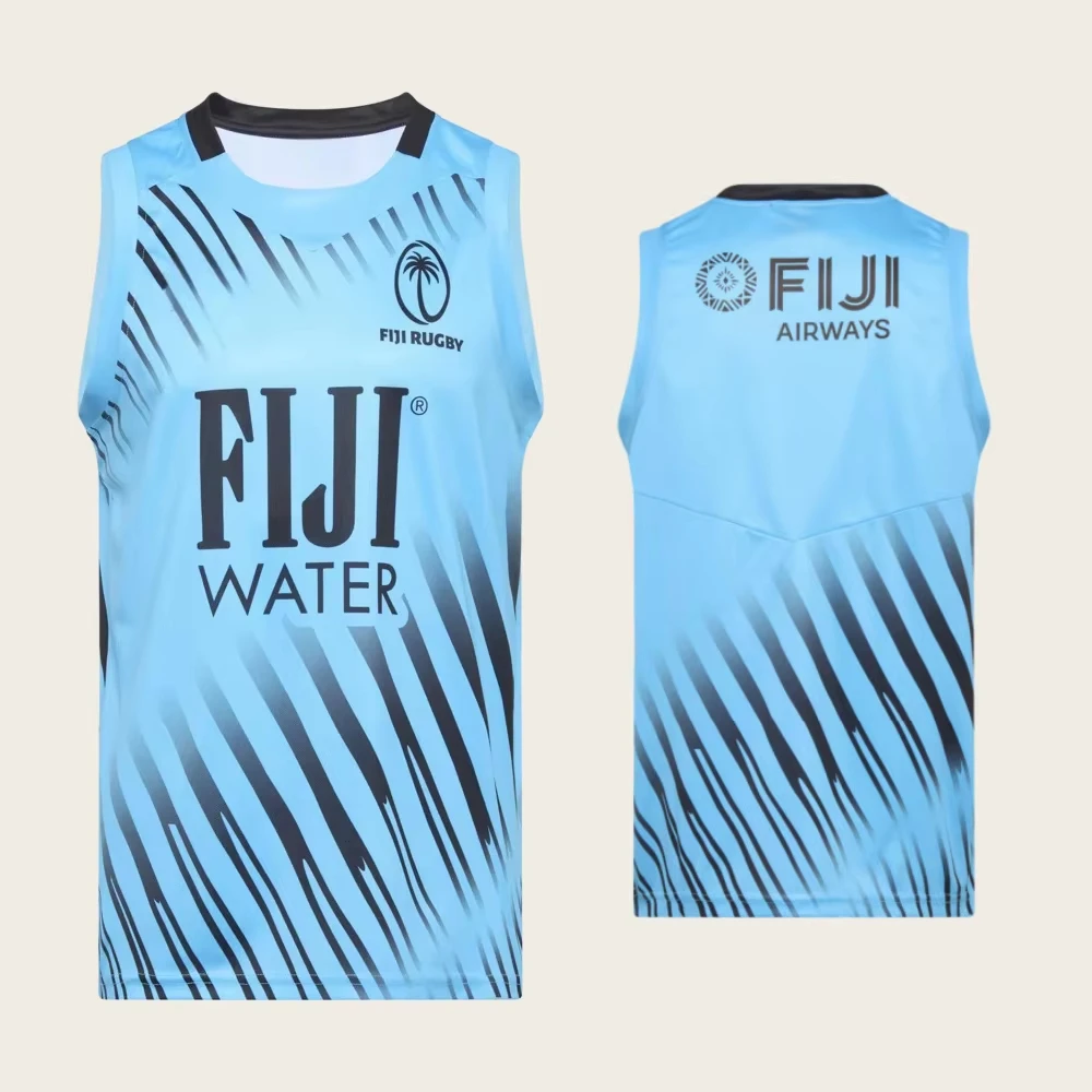 2026 Fiji Rugby Ärmelloses Trainingstrikot Sommer Neu Herren Basketball Trikot Weste Atmungsaktiv Schnelltrocknend Ärmelloses Trikot Familien-Set – Detail 6
