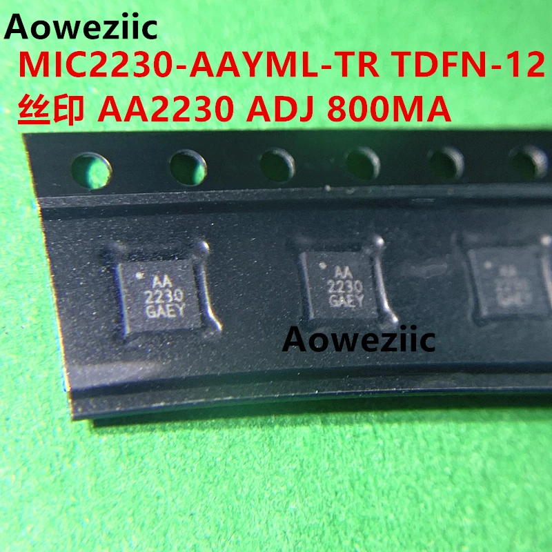 MIC2230-AAYML-TR TDFN-12 silk screen AA2230 800MA DC-DC power chip original