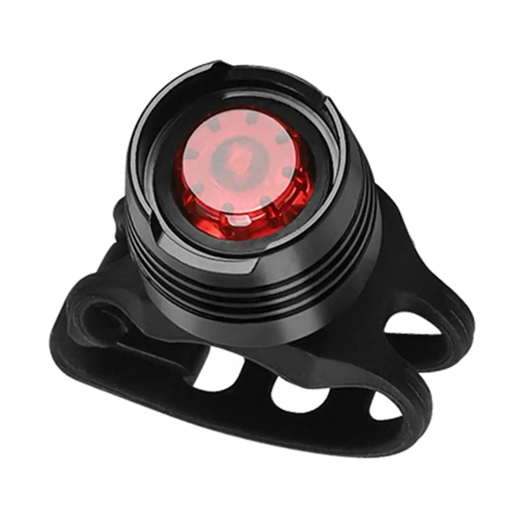 Rear Tail Light IPX-4 Waterproof 3 Lighting Modes Bike Rear Lamp High Transmittance for Night Cycling Safety