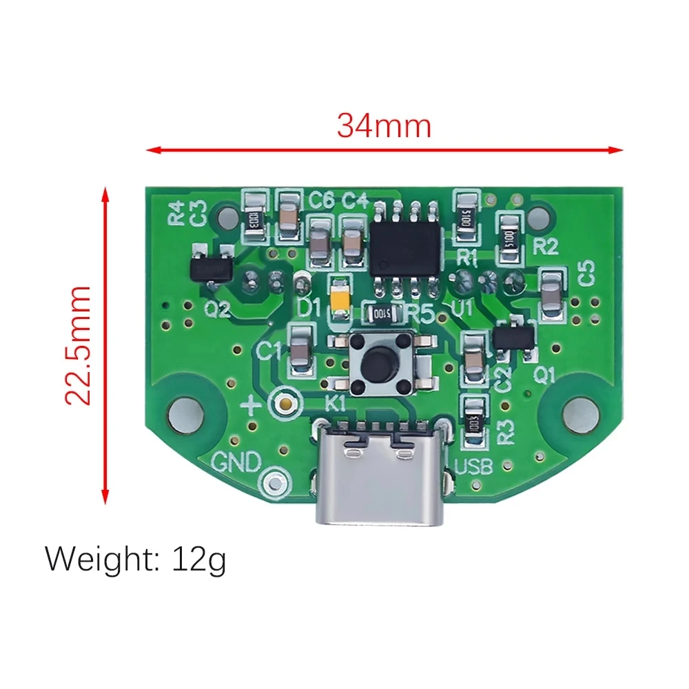 Dual spray atomization module USB humidifier driving circuit board atomization experimental equipment ultrasonic DIY incubation