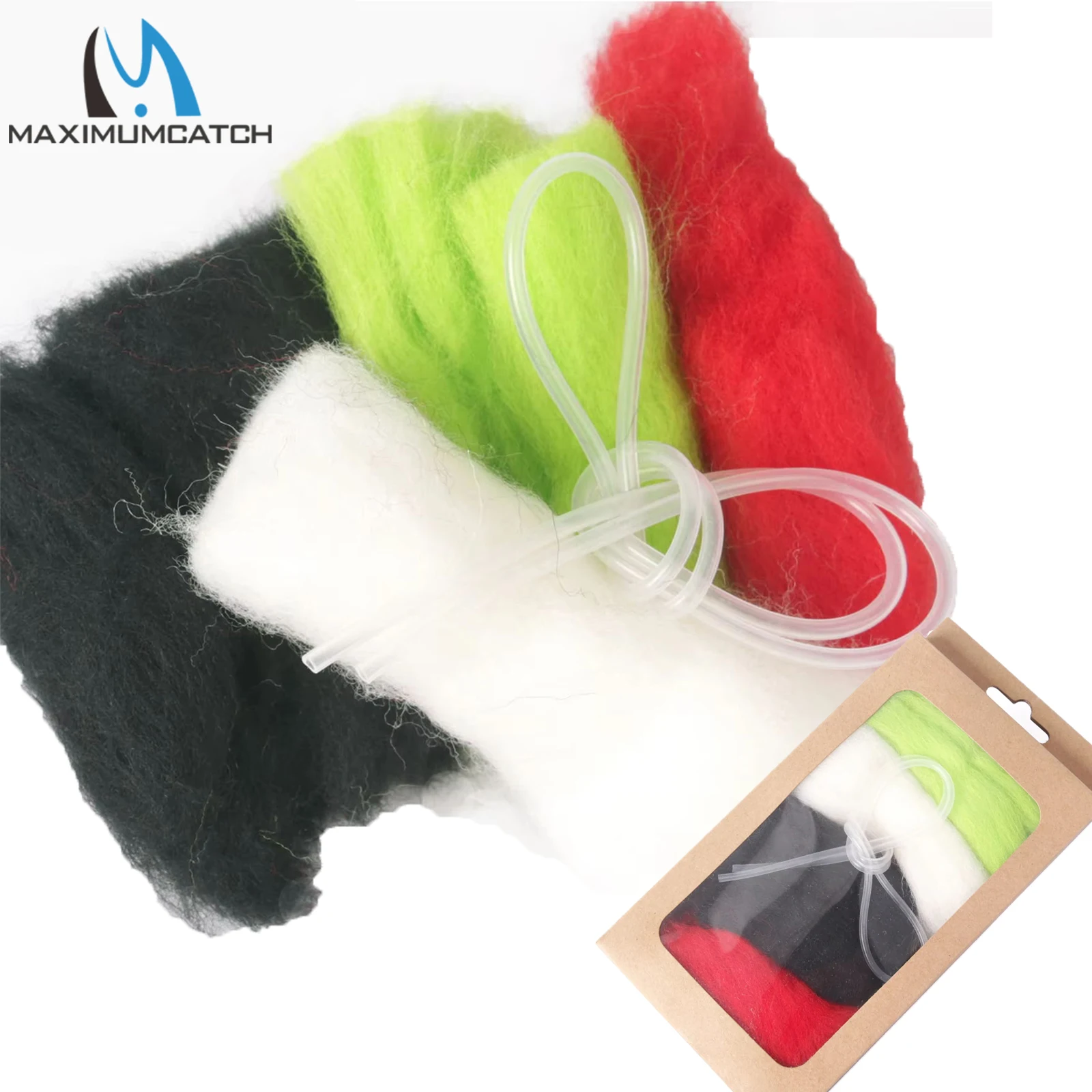 

Maximumcatch Merino Wool Strike Indicator Kit 100% Natural Wool, Fly Fishing Float Accessories, Easy to Use & Eco-Friendly