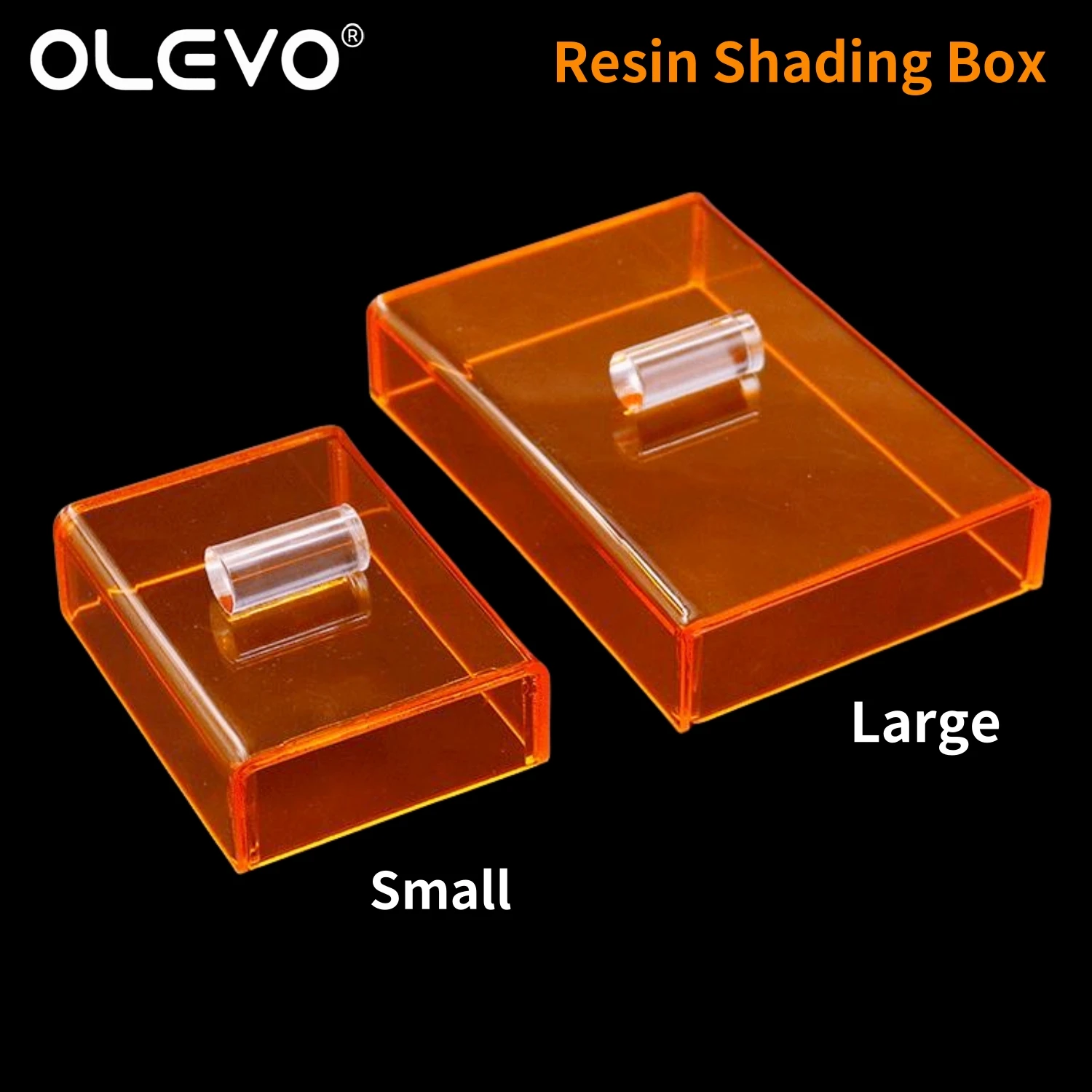 Dental Resin Shading Box Plastic Shade Cover Oral Light-Proof Aesthetic Protective Cover Storage Box Dentistry Accessories