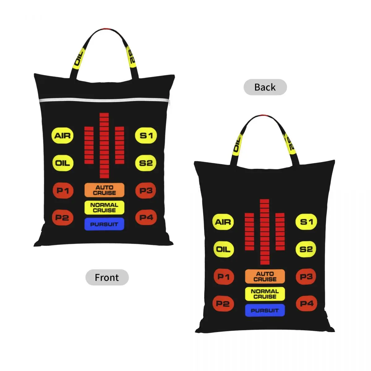 Kitt Voice Box Knight Rider Travel Laundry Bag Waterproof Reusable Dirty Clothes Pouch Gym Yoga Vacation Washing Basket
