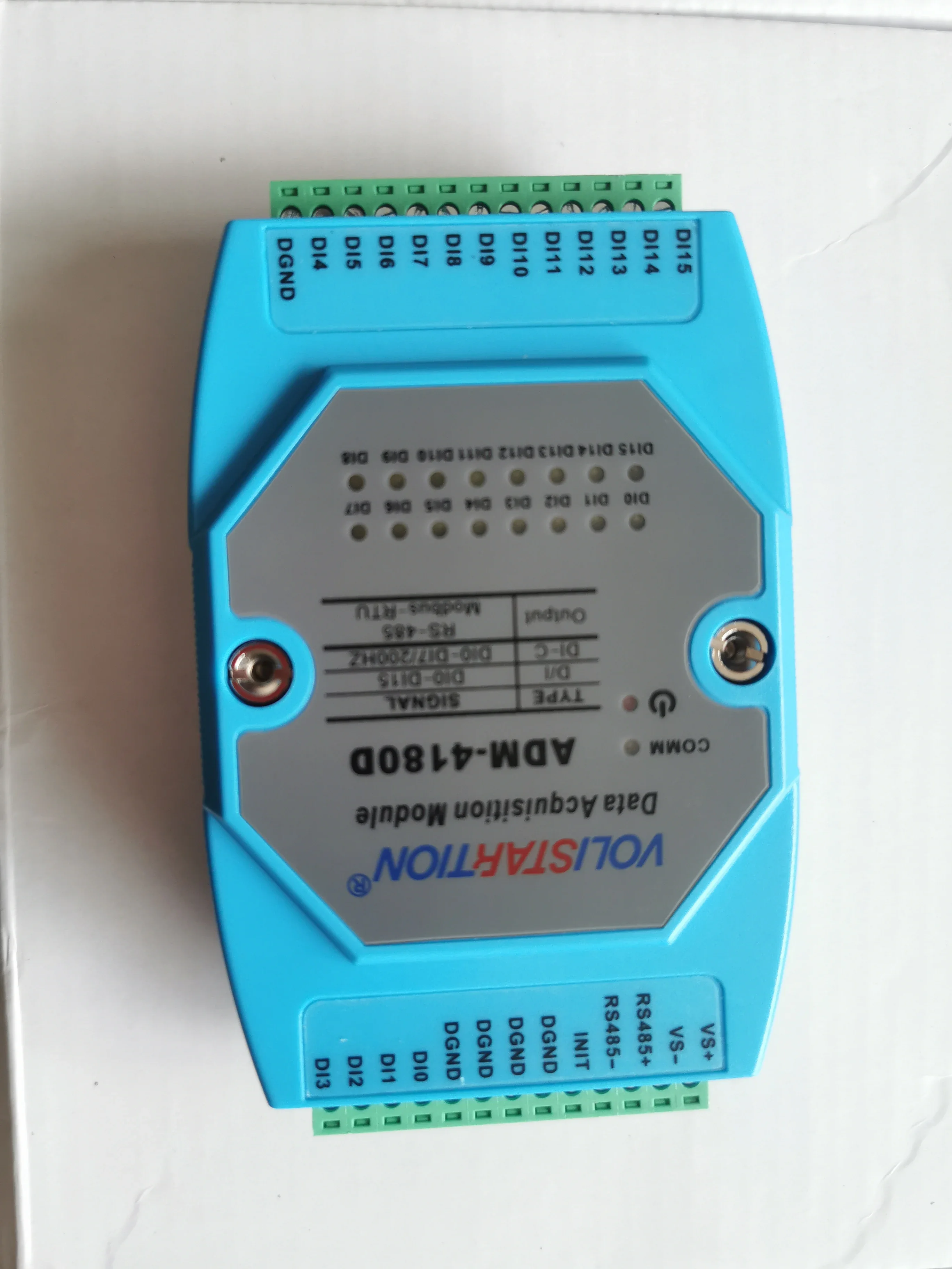 NF ADM-4180D 16DI Isolated Digital / 16-Channel Switching Acquisition Module MODBUS-RTU RS485 Communication