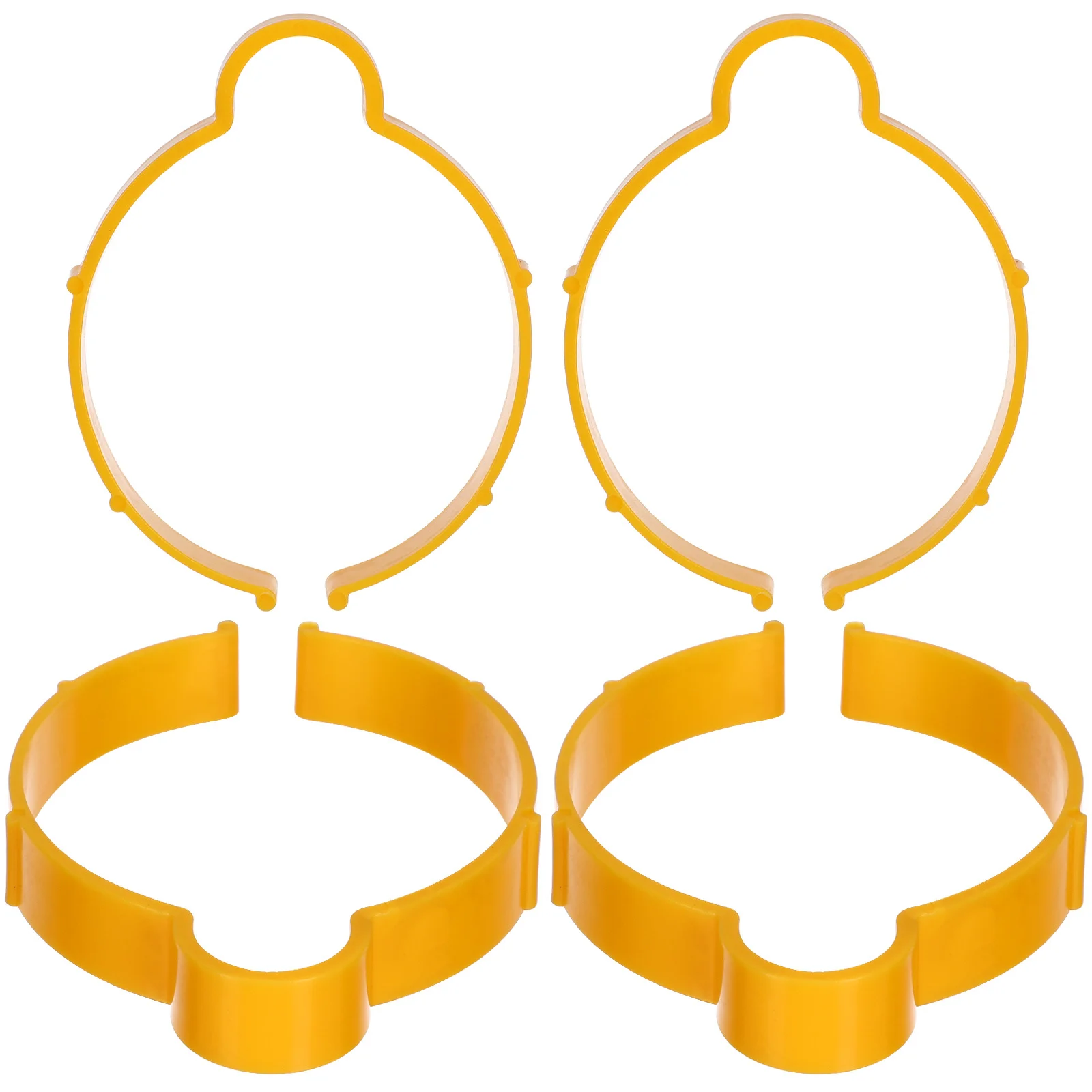 

4pcs Vinyl Wrap Sheet Clips Storage Tool For Car Decal Sticker Film Yellow Size S Material Roll Clips Vinyl Roll Holder Ring For