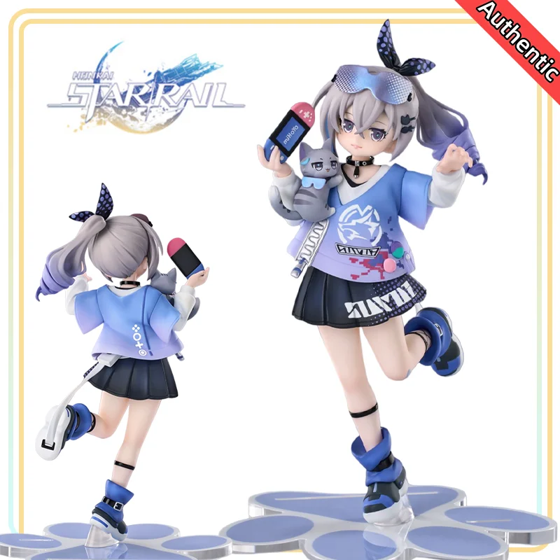 

【100% подлинный】В НАЛИЧИИ Оригинальный Honkai: Star Rail Silver Wolf Honkai: Star Rail Little Cat Series Little Series Rise Up H = 19 см