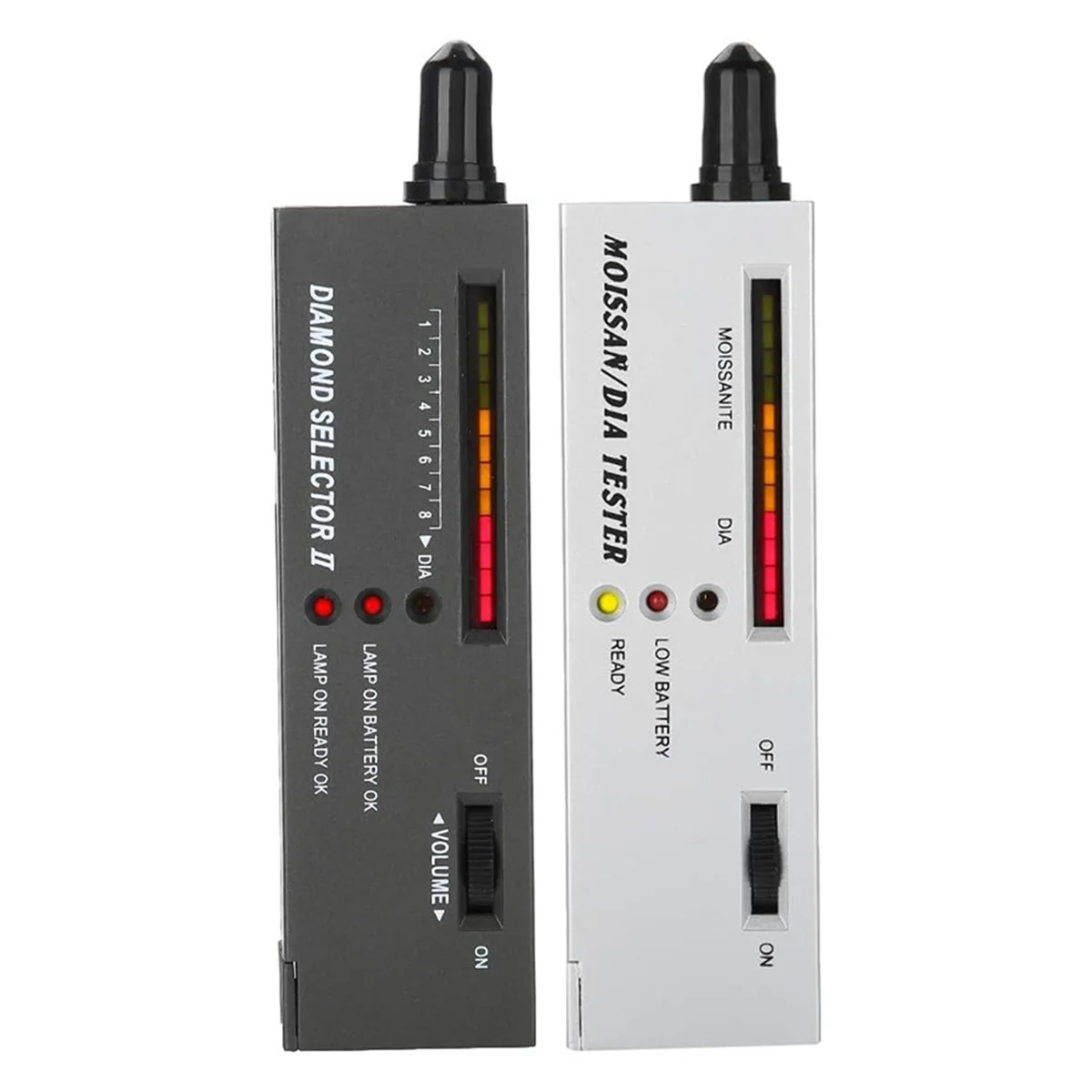 مجموعة أدوات اختبار الماس، مجموعة أقلام اختبار الماس المحمولة للمجوهرات الاحترافية II Moissanite