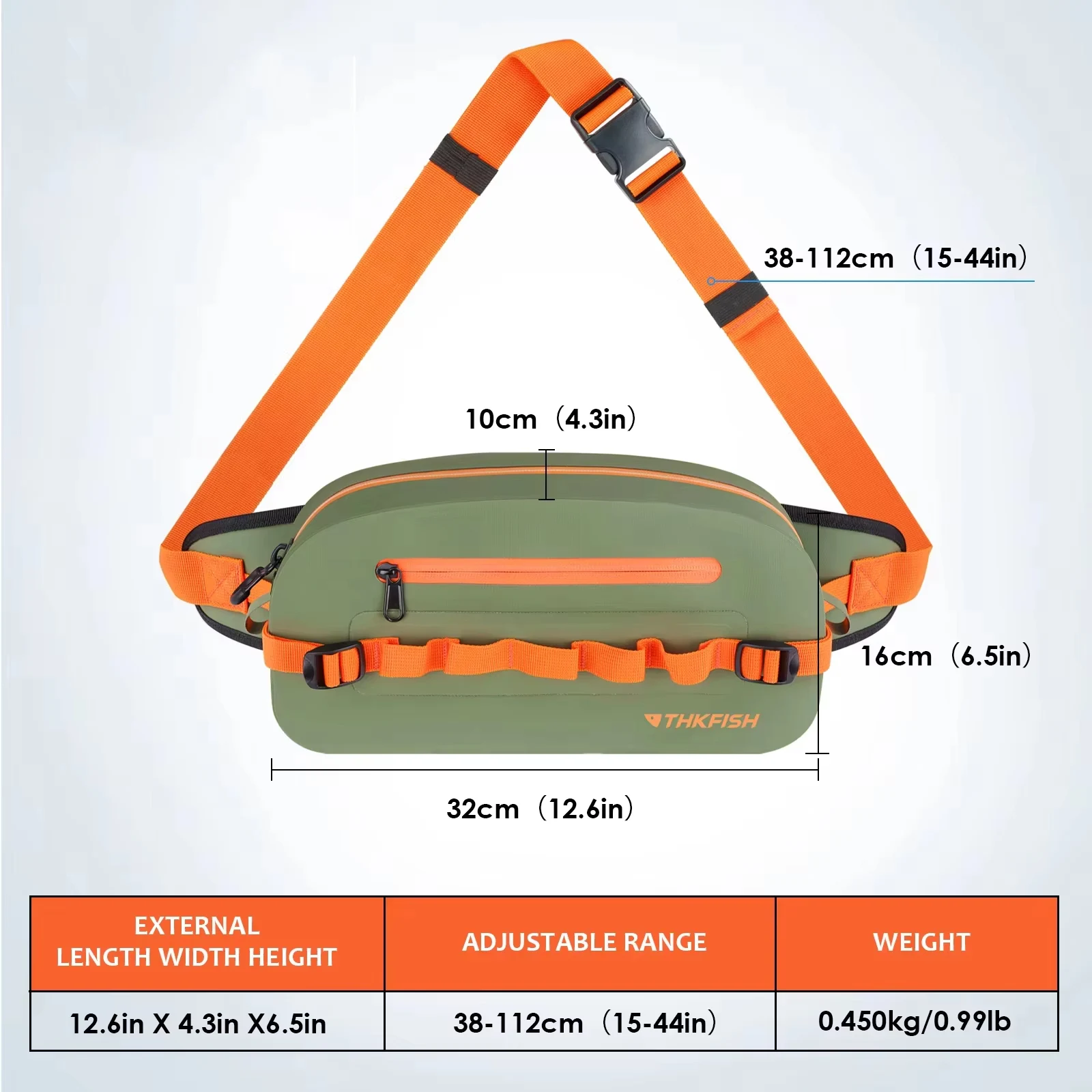 THKFISH поясная сумка для рыбалки IPX8 водонепроницаемый рюкзак для рыбалки нахлыстом уличный рюкзак сумка для удочки рыболовные приманки крючки для хранения