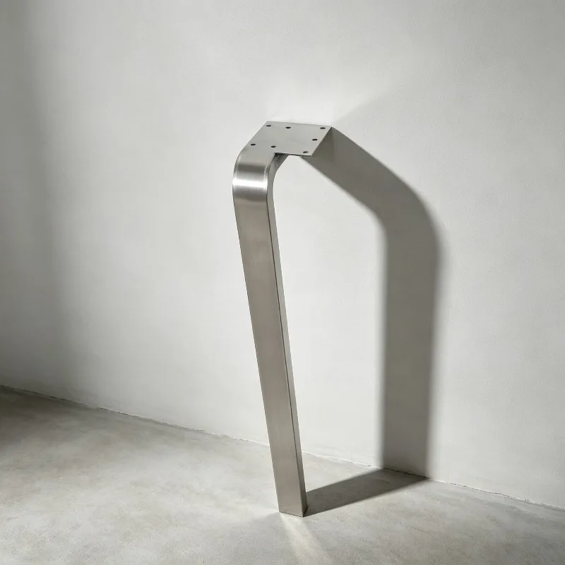 Stainless Steel Metal Table Leg Replacement Support Bracket for Dressing Table Heavy‑Duty Furniture Hardware for DIY Renovation