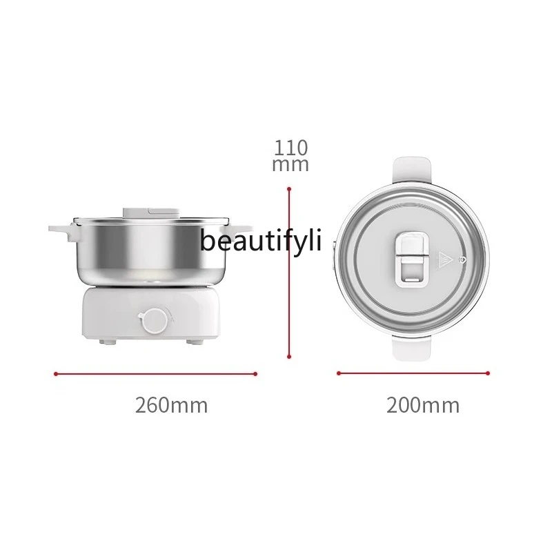 Stainless steel electric hot pot small multi-function, small electric pot