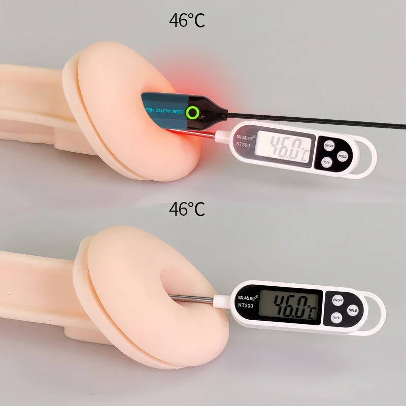 USB Heating Rod for Masturbators 37.5  Celsius Smart Thermostat Heated Bar Stick Anal Vagina Warmer Sex Toys for Men Sex Shop