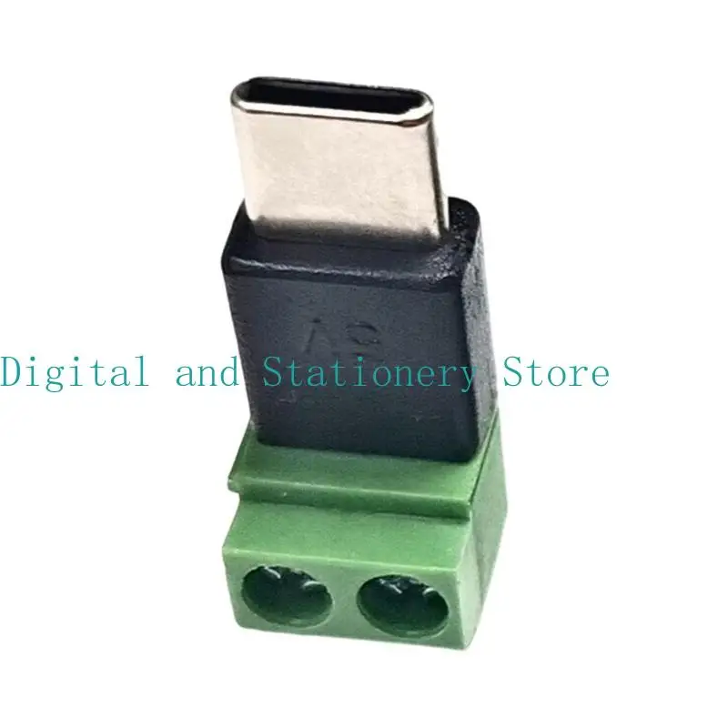 Adaptateur sans soudure Y1ub type C type C à 2 broches 5V pour les appareils intelligents