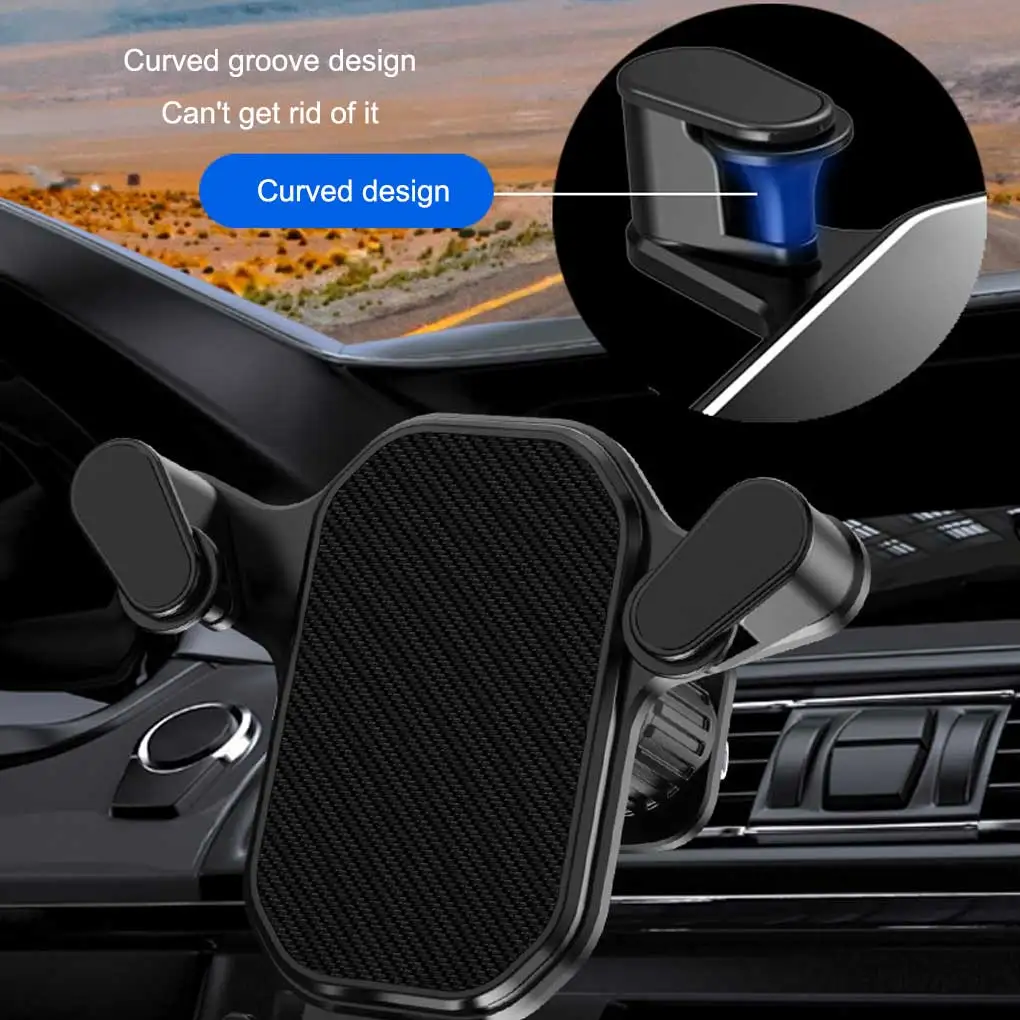 Phone Holder Car Air Vent Hook Mount Clip Gravity Support Anti-drop