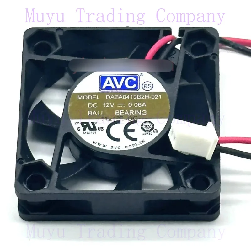 FOR AVC DAZA0410B2H-021 DC 12V 0.06A 40x40x10mm 2-Wire Server Cooling Fan