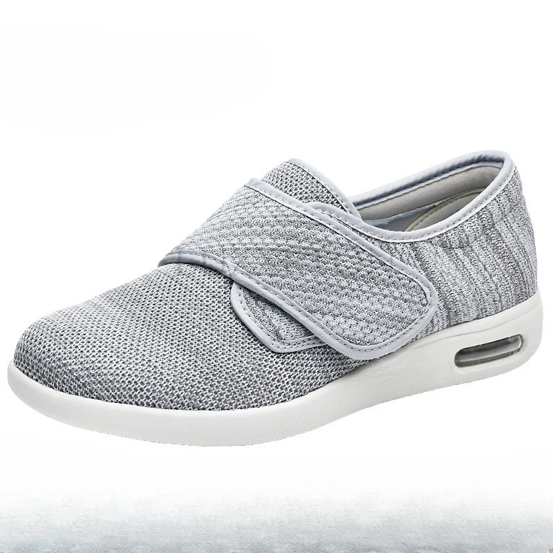 

Mesh Air Cushion Flat Bottom Anti Slip Cushioning Comfortable Breathable Lightweight Walking Shoes Casual Cloth Shoes