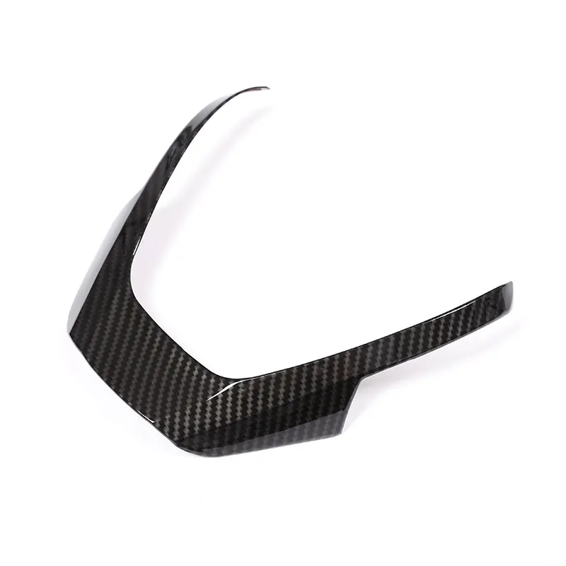 For BMW X3 X4 X5 F15 F25 F26 2014-2018 ABS Carbon Fiber Car Steering Wheel Decorative Frame Cover Trim Sticker Car Accessories