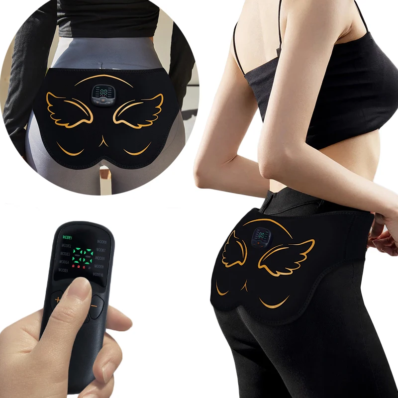 

New Electric EMS Hips Trainer Butt Muscle Stimulator USB Rechargable Buttocks Lifting Massage Toner Lose Weight Fitness Massager