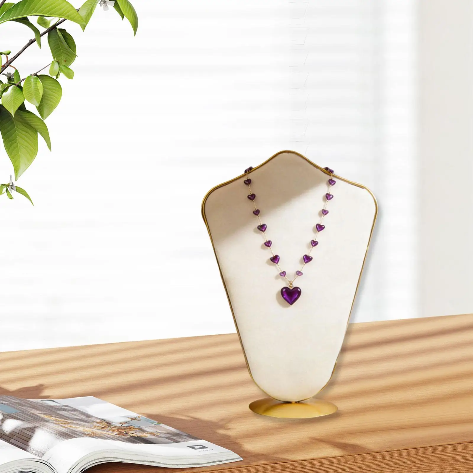 Jewelry Organizer Earring Sturdy Multifunctional for Home Decor Ornament Metal Frame Half Bust for Desktop Home Bedroom Bathroom