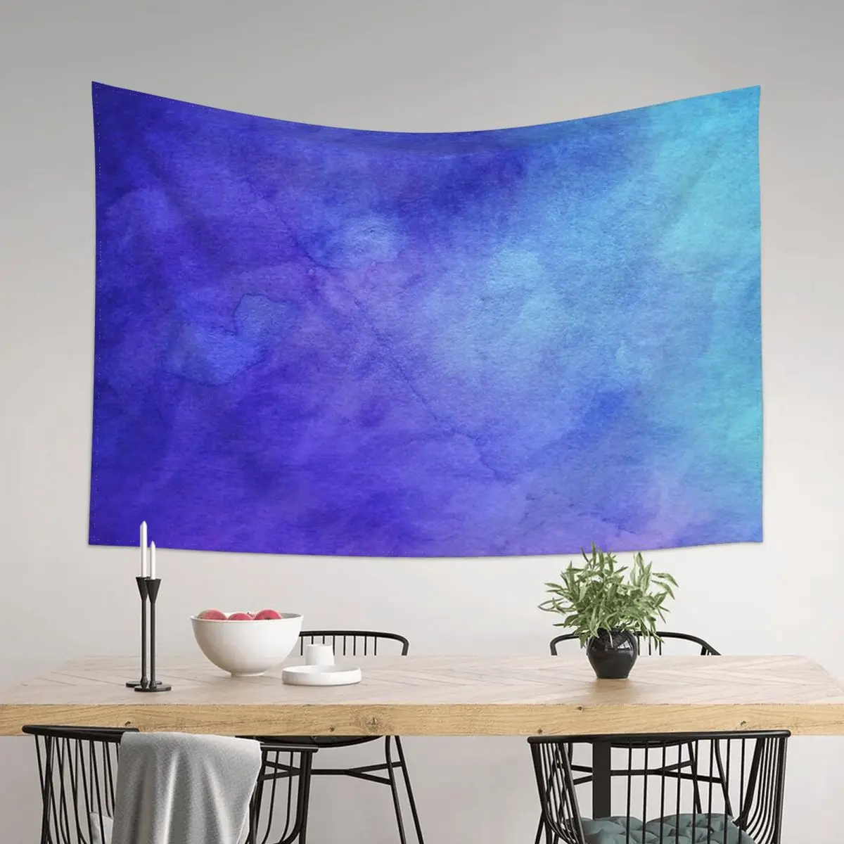 

Blue Purple Watercolor Design Tapestry Room Aesthetic Decor Decoration For Home Aesthetic Room Decorations Art Mural Tapestry