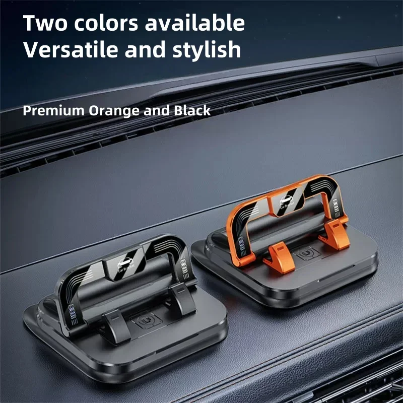2in1 Dashboard Car Phone Holder 360 Rotation Navigation Phone Bracket Non-slip Silicone Mount Parking Phone Number Plate - view 4