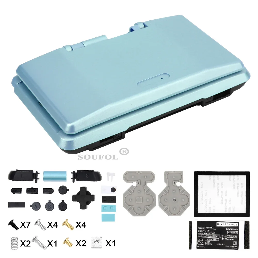 ใหม่สำหรับ NDS เคสครอบเคสหุ้มสำหรับ nintend DS คอนโซลเกมอะไหล่ซ่อมอุปกรณ์เสริมเกม