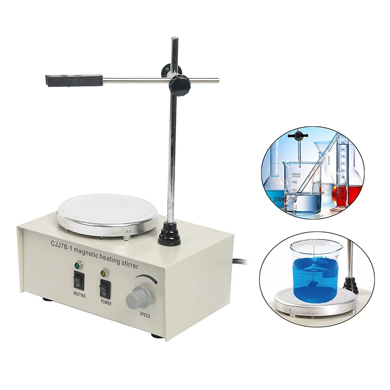 220V Heating Magnetic Stirrer Lab Mixer Machine 78-1 Hotplate Magnetic Stirrer Lab For Stirring 1000Ml EU Plug