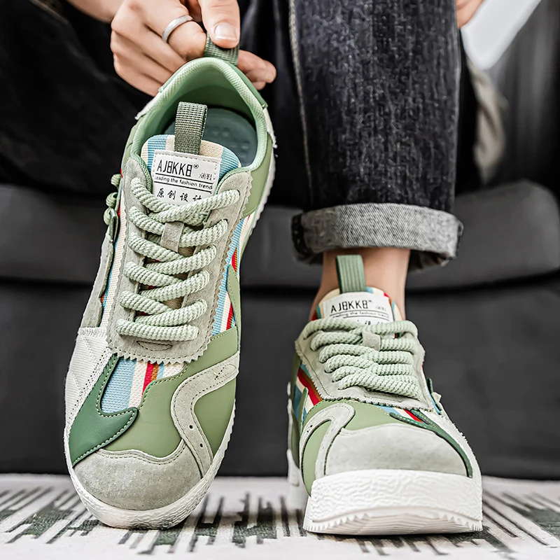 

LiveDay Модные мужские кроссовки на мягкой подошве Универсальные удобные модные Zapatillas Hombre на шнуровке с круглым носком Нескользящие туфли