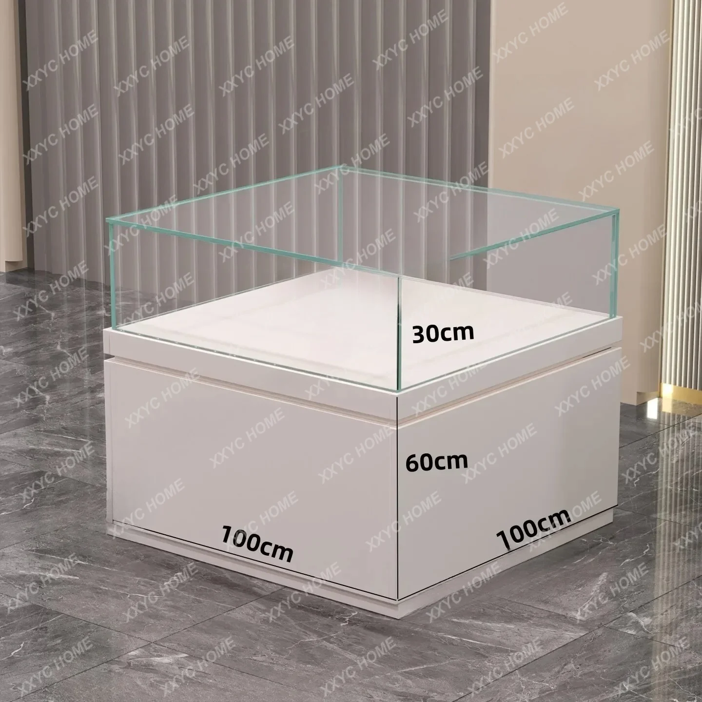 

High End Jewelry Glass Display Cabinet Modern Creative Antique Jade Showcase Commercial Furniture