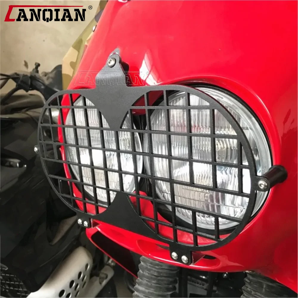 For Honda XRV750 Africa Twin 750  1997-1999 2000 2001 2002 XRV 750 Headlight Guard Motorcycle Head light Grille Cover Protector