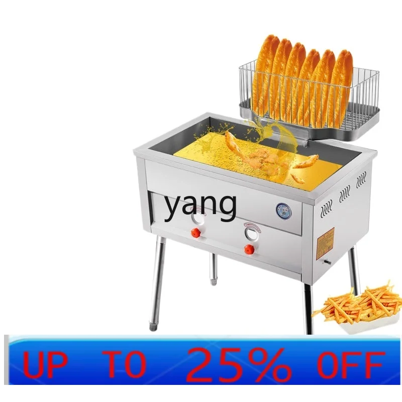 

YJQ stall commercial gas fryer large capacity fryer