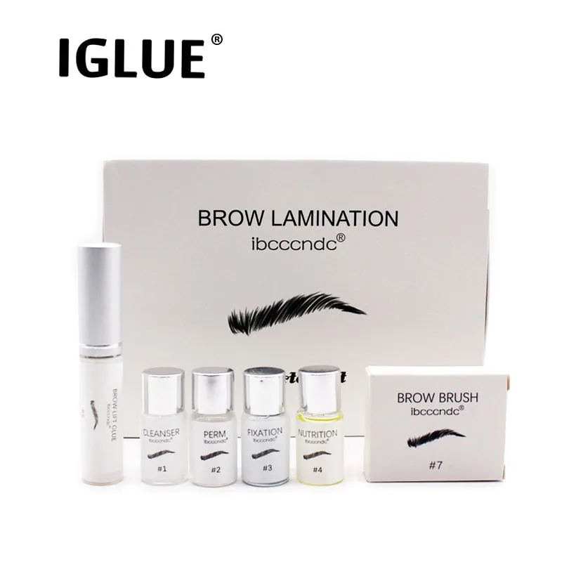 IBCCCNDC Brow Lamination Starter Kit Portable Safe Professional Eyebrow Lift Kit Long Lasting Make Up Tools