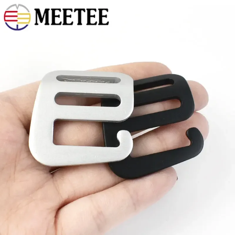 5/10Pc 20/25mm Metal G Buckle Tri-Glide Slider Buckles Underwear Hook Backpack Webing Adjust Clasp DIY Hardware Sewing Accessory