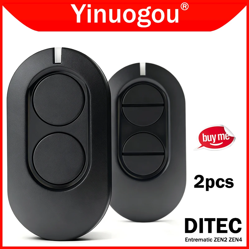 

DITEC Entrematic ZEN2 ZEN4 ZEN2W ZEN4W GOL4 BIXLG4 BIXLS2 BIXLP2 Garage Door / Gate Remote Control 433MHz Rolling Code Opener
