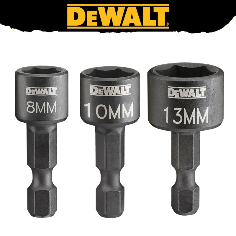 DEWALT N597434 N597284 N597437 Compact Nut Driver 8/10/13MM Magnetic Hexagonal Handle Sleeve Tool Accessories