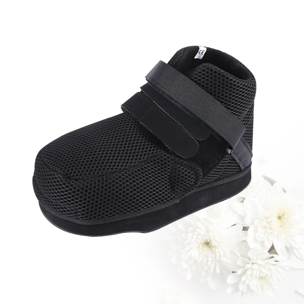 Foot Decompression Shoes Postoperative Adjustable Walking Boots for Broken Toe Foot Fractures Size Xl Strong Sticky Strap