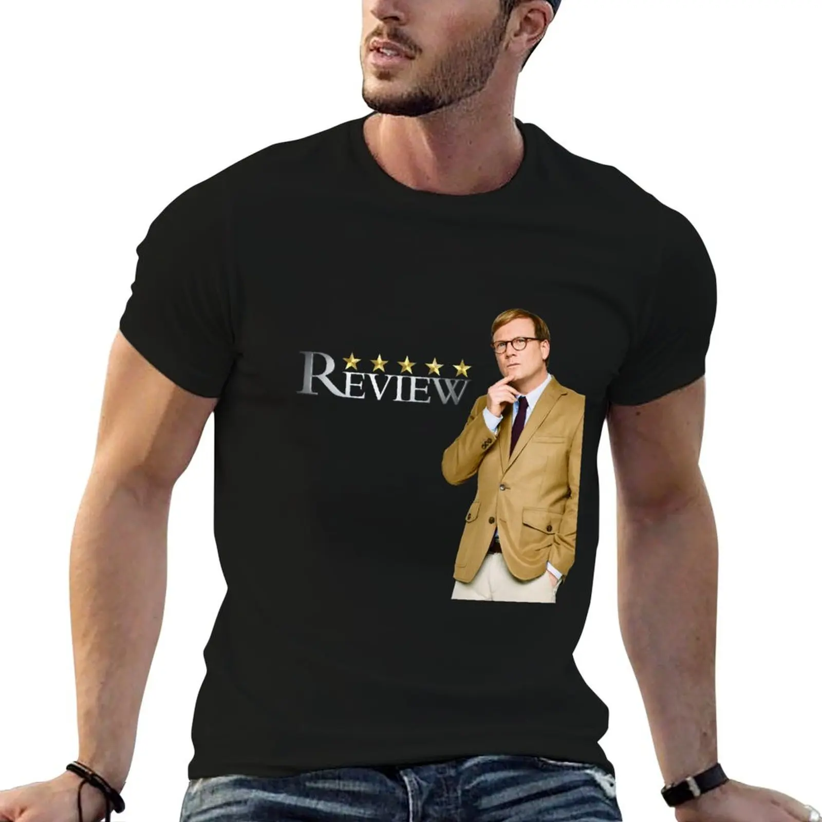 Camiseta Review With Forrest MacNeil, camisetas masculinas, camisetas gráficas, camisetas de algodão, camiseta masculina 100%, camiseta casual masculina