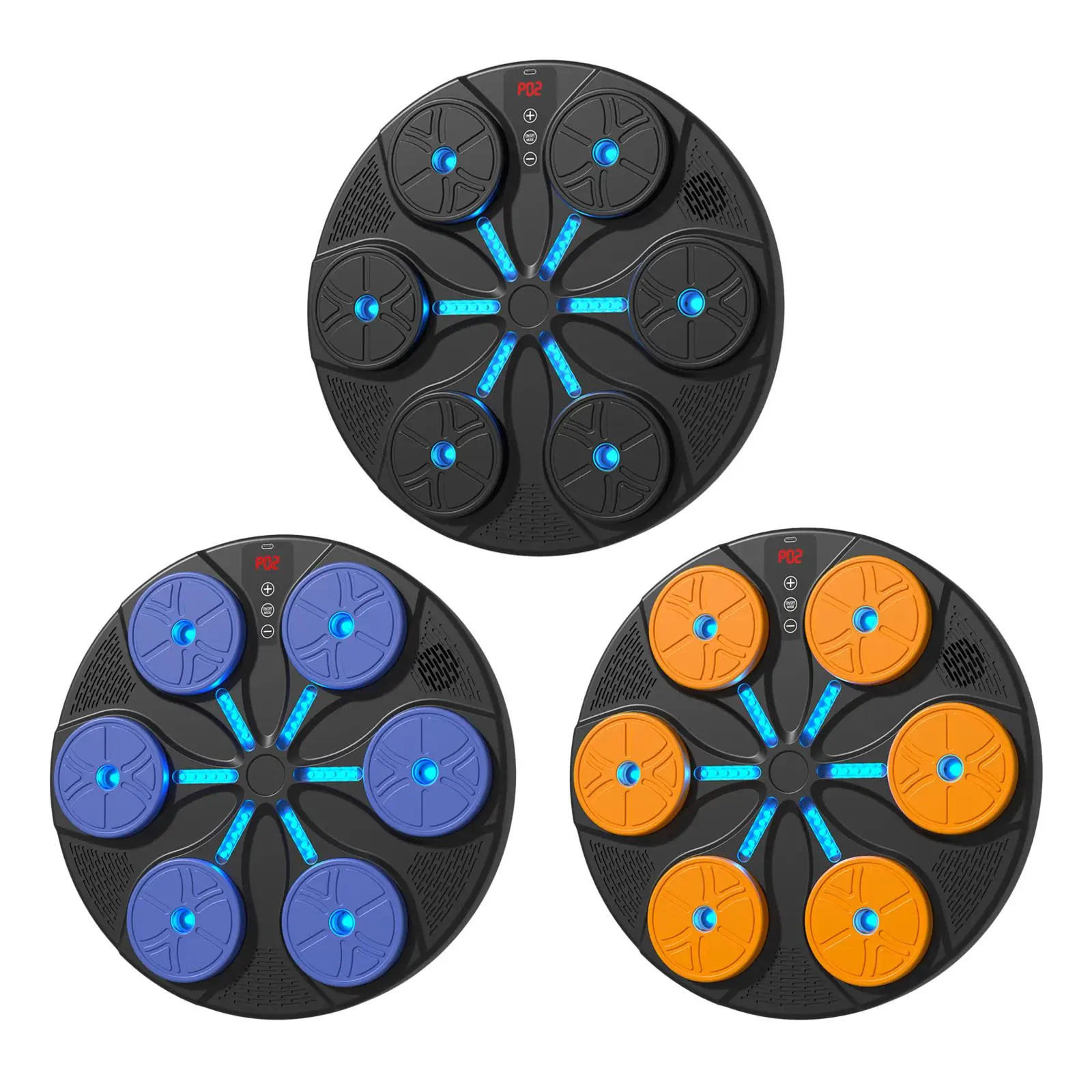 Music Boxing Machine Wall Target with ABS Plastic Durable Build for Punching Pad Kickboxing Home Gym Training Exercise