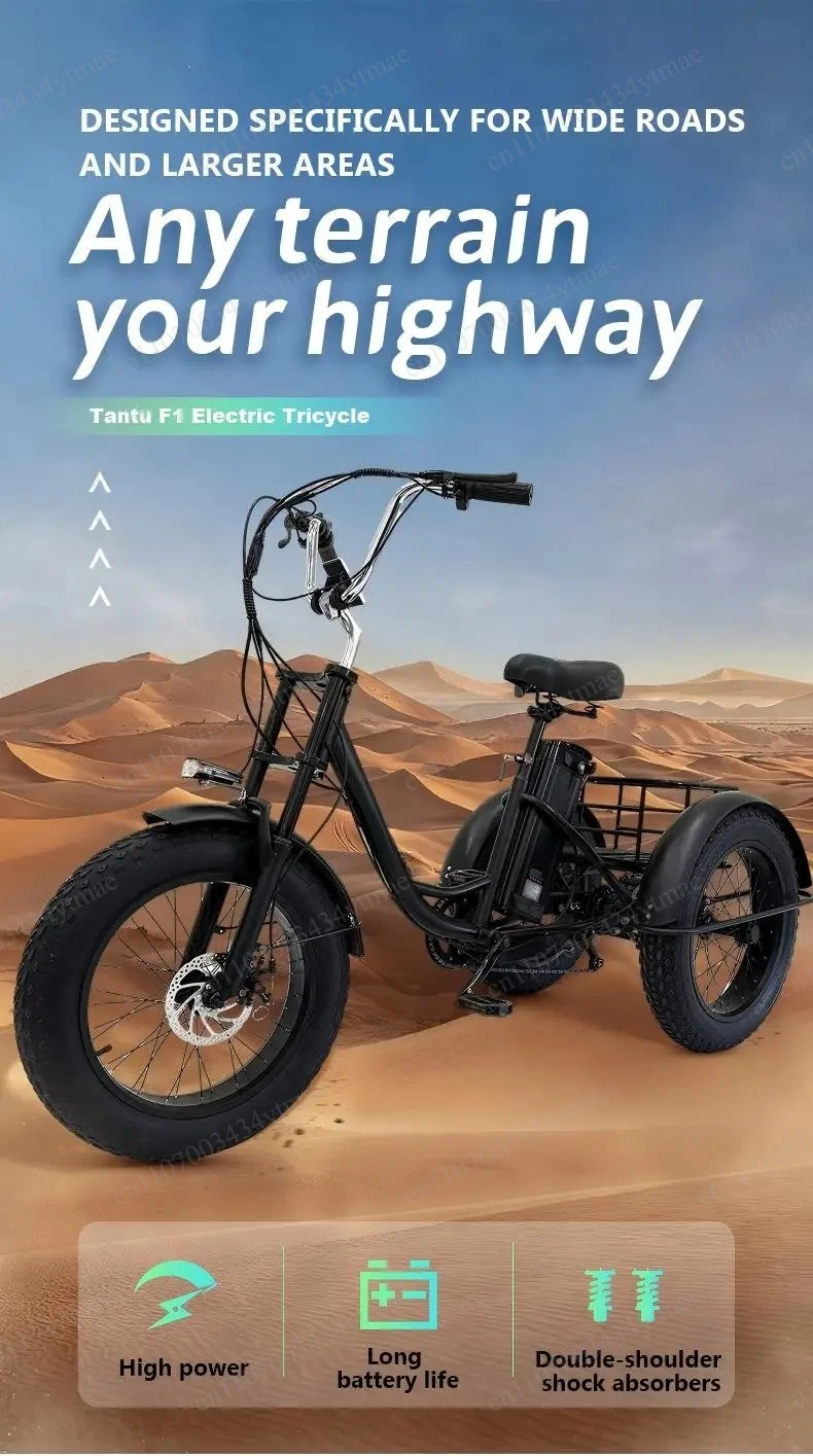

1000W power open electric tricycle adult electric tricycle