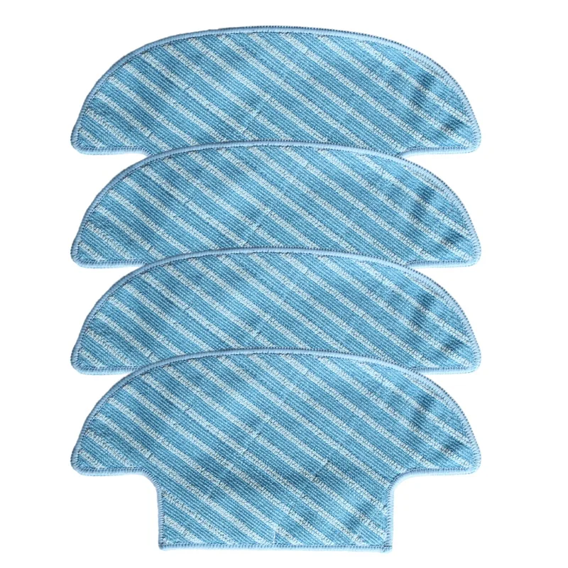 4 Pcs Mop Cloth Mop Cloth Kit For Ecovacs Slim 2 TCR-S D36A DA611 Robotic Vacuum Cleaner Replacement Brushes Parts
