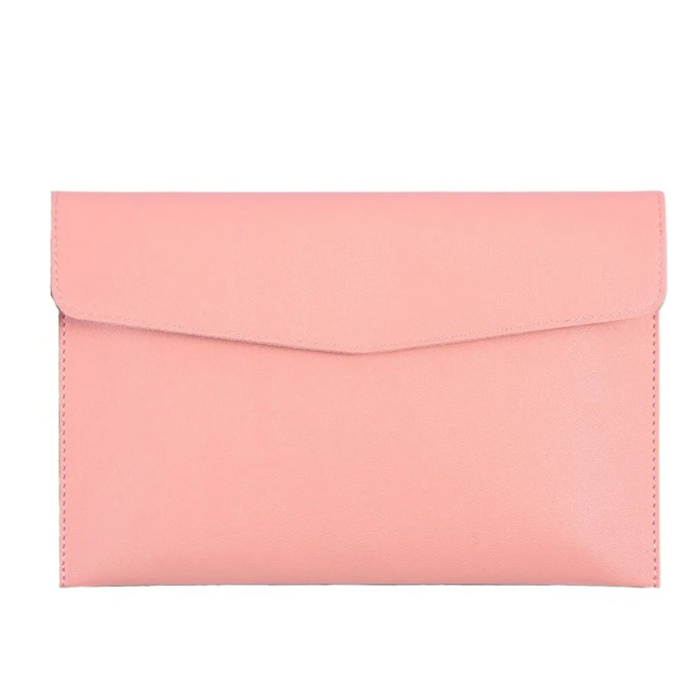 

School Office Supplies Leather Leather Document Pouch Large Capacity A4 A5 Briefcase File Bag