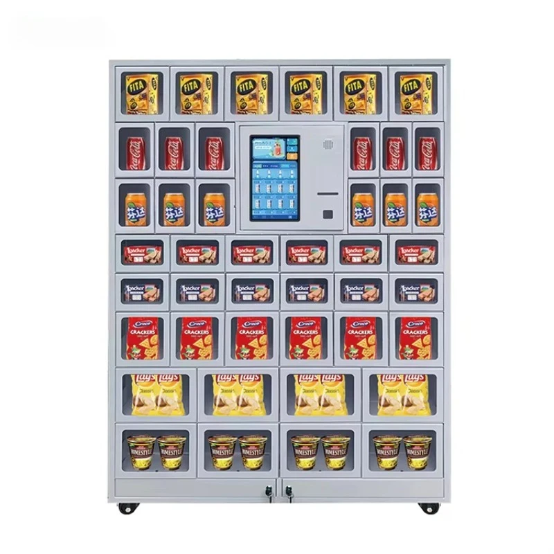2026 New Hot Sale Lokers Vending Machine Snack Product Portfolio Vending Machine Coin Smart Vending Machine Customized