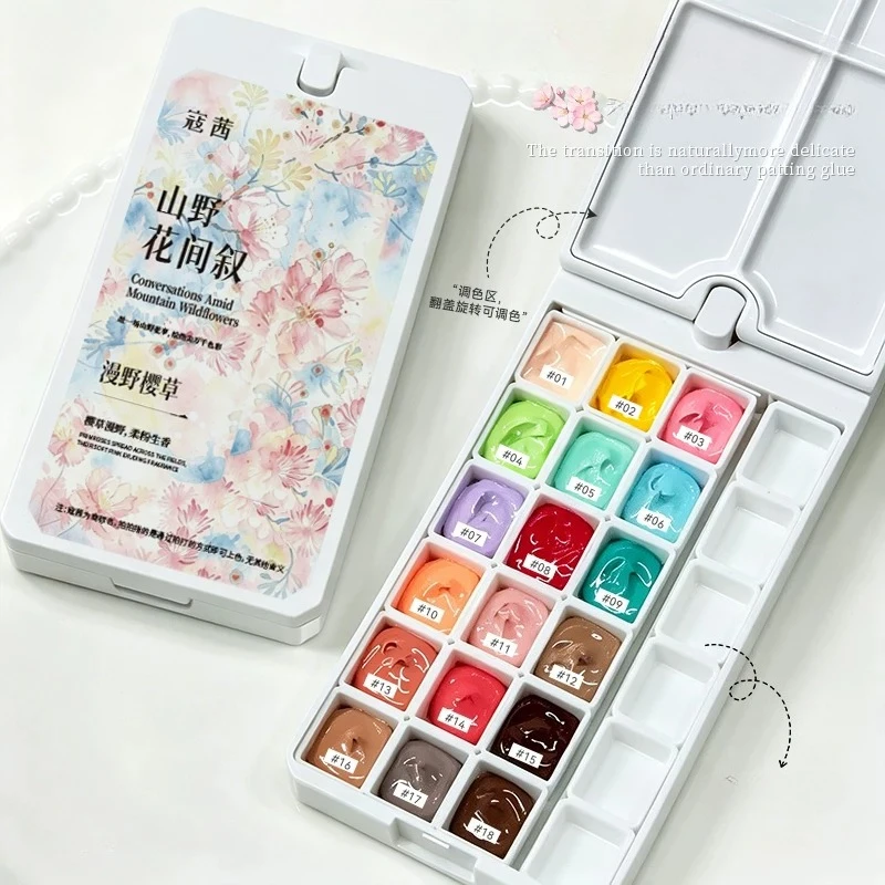 Gel de peinture 4-en-1 18 couleurs Y2K, dégradé blush, semi-permanent, soak-off, UV & LED, pour la création d'ongles en salon et DIY