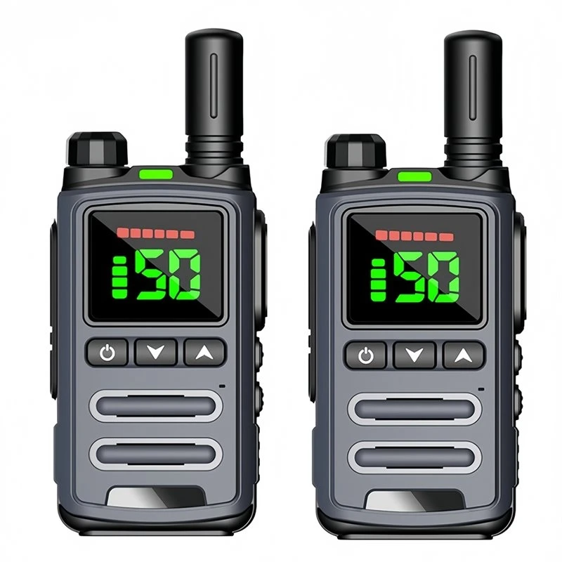 L70A 2 Pack Walkie Talkie Long Range Two Way Radio Walkie Talkie LED Flashlight Type-C Rechargeable For Camping Outdoor