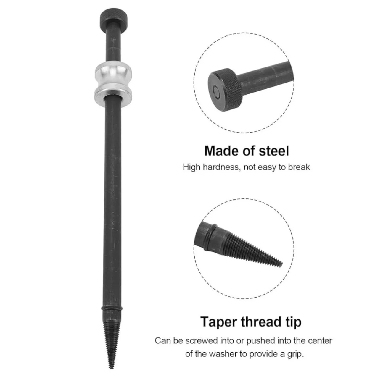 Diesel Injector Seal Remover Injector Copper Sleeve Extractor Tool Fuel Injector Copper Gasket Puller for Diesel Engine Repair view 3