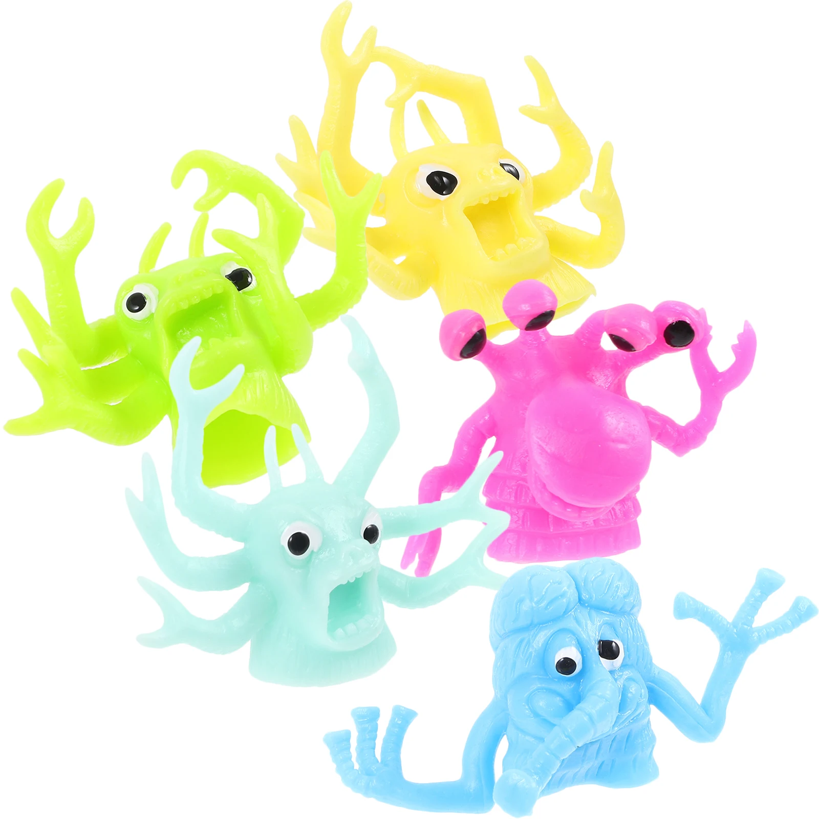 5-delige gesimuleerde dierenvingerhoes Handpoppen voor kinderen Verhaal nemen Bad Kind