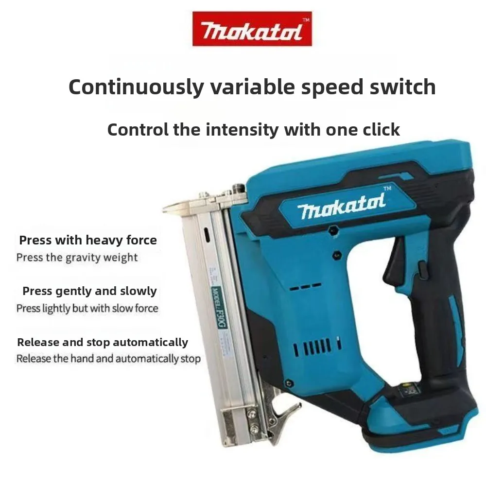 ماكيتا DFN350 اللاسلكي تأثير كهربائي التيلة بندقية مستقيم المسامير التثبيت بندقية أدوات النجارة متوافقة مع بطارية 18 فولت #3