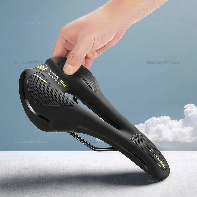 وسادة مقعد مريحة ممتصة للصدمات للدراجة، ملحقات مقعد مجوفة سميكة عالية المرونة للدراجة الجبلية للركوب في الهواء الطلق