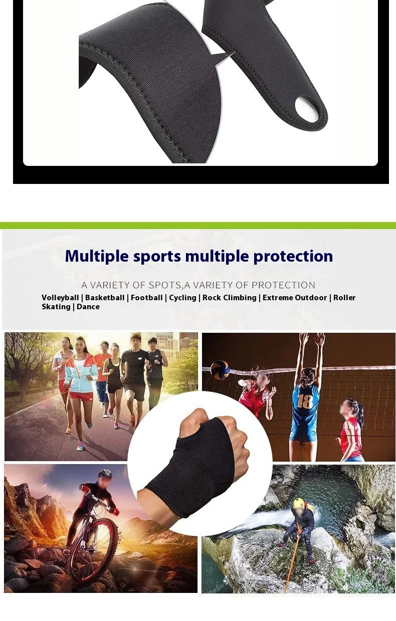 Sport-Handgelenkstütze – atmungsaktive Unterstützung für Fitnessstudio, Volleyball, Basketball – Linderung von Handgelenkschmerzen, Verstauchungen und Sehnenentzündungen – Männer/Frauen – Detail 15