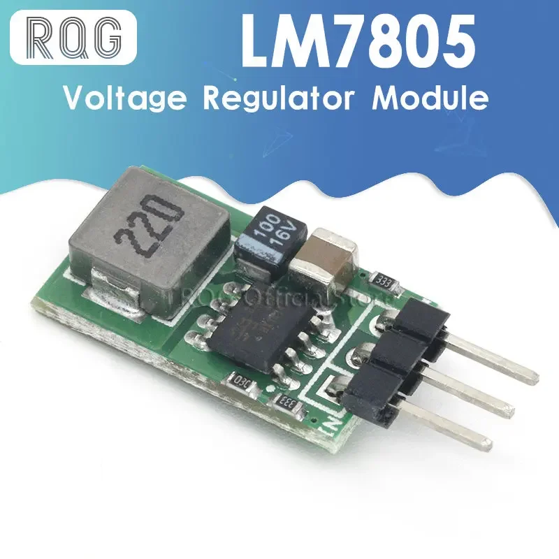 DC5.5-32V to 5V/1A Voltage Regulator Replace TO-220 LM7805 5V Positive Voltage Regulators Input 5.5-32v To 5v1a Buck Module